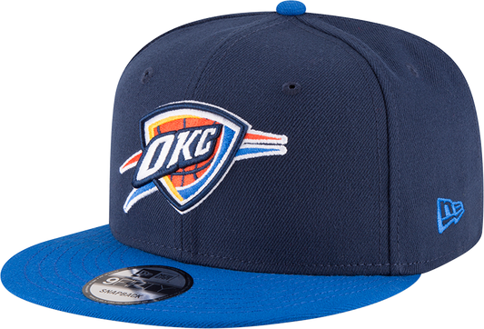Men’s Oklahoma City Thunder 2 Tone Navy/Blue 9FIFTY Snapback Hat By New Era