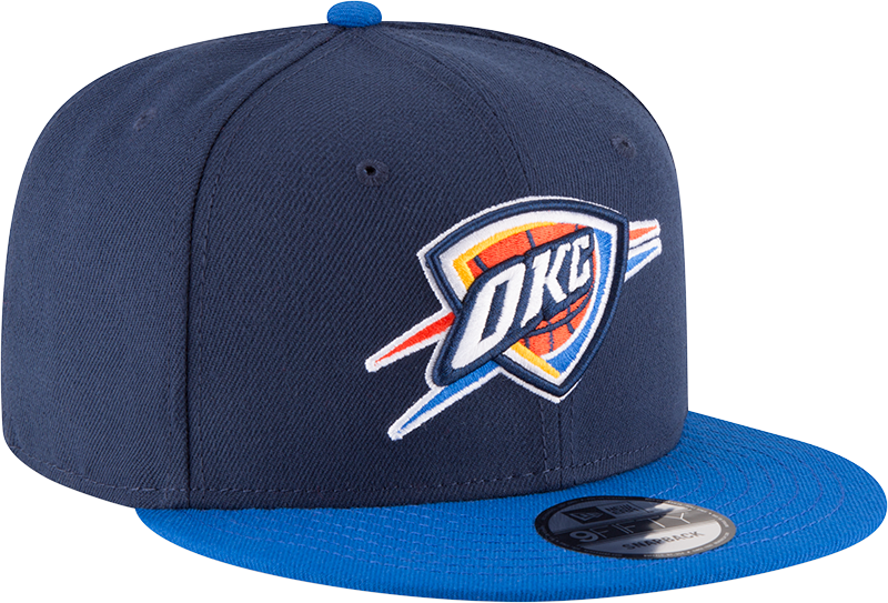 Men’s Oklahoma City Thunder 2 Tone Navy/Blue 9FIFTY Snapback Hat By New Era