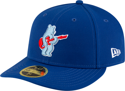 Men's Chicago Cubs New Era Royal Alternate Low Profile Guitar Bear BP 59FIFTY Fitted Hat