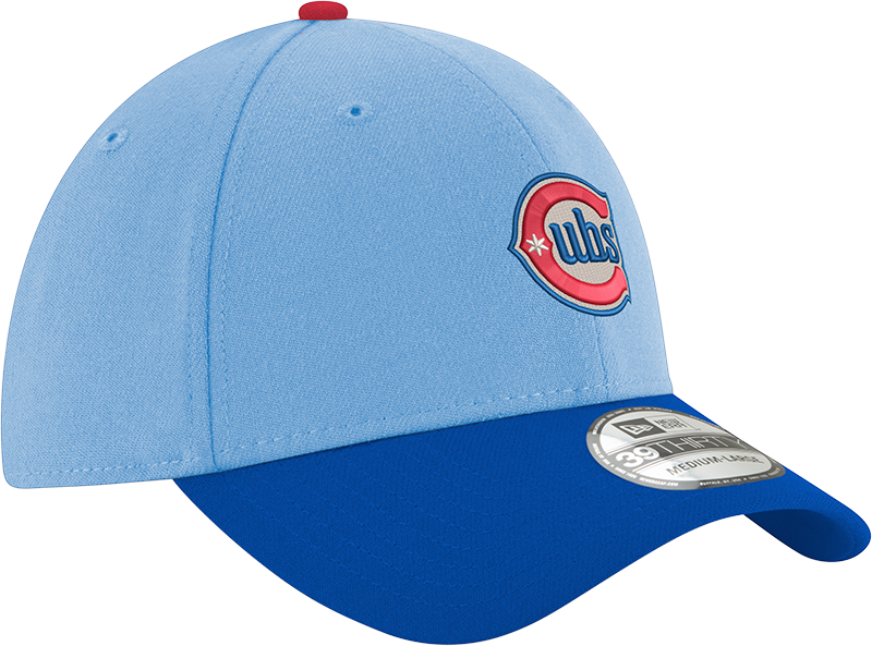 Chicago Cubs 2nd Alternate Sky Blue/Royal New Era 39THIRTY Flex Hat