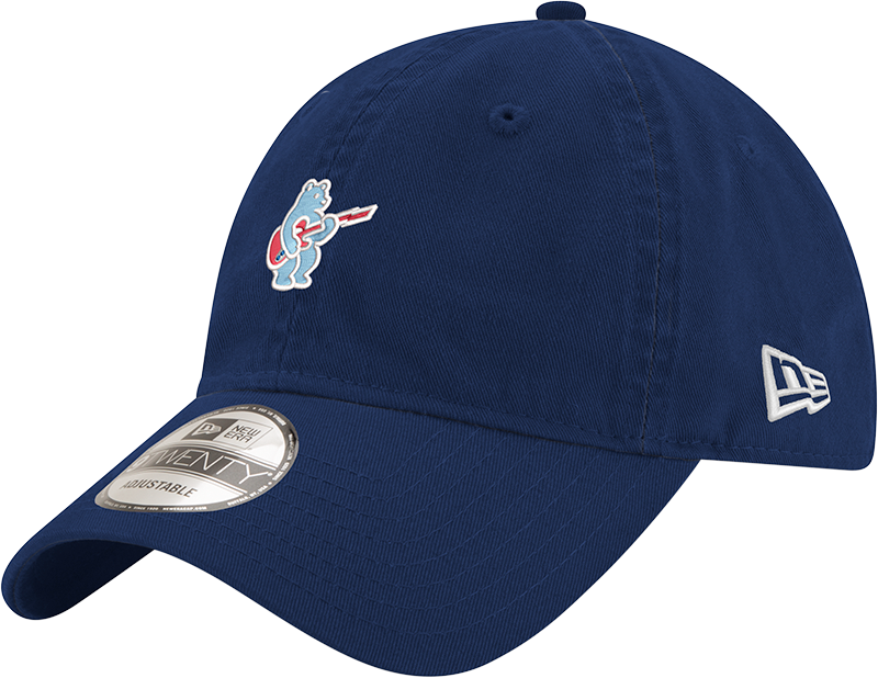Chicago Cubs New Era Navy Blue Alternate Guitar Bear 9TWENTY Adjustable Hat