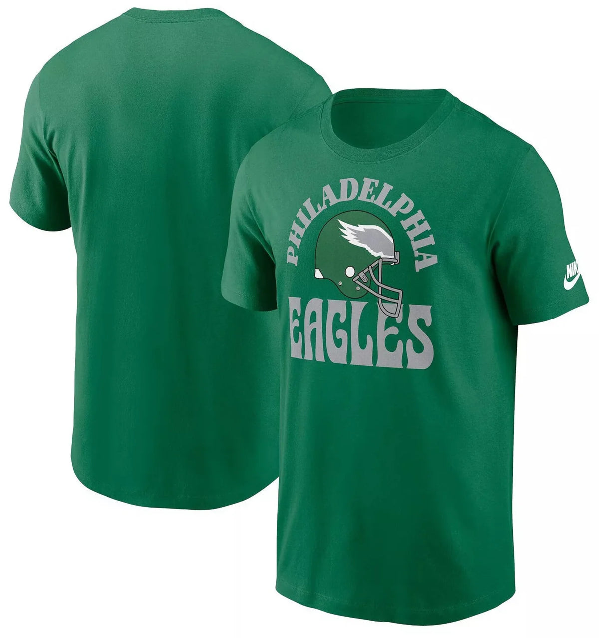 Men's Nike Kelly Green Philadelphia Eagles Rewind Groove Essential T-Shirt
