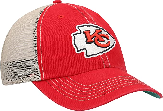 Kansas City Chiefs Red Trawler 47 Clean Up Trucker Adjustable Hat