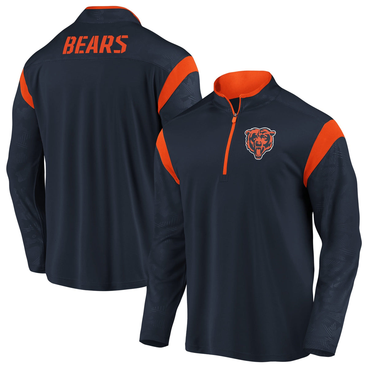 Men's Chicago Bears Mission Primary Long Sleeve Fanatics Performance Windshirt