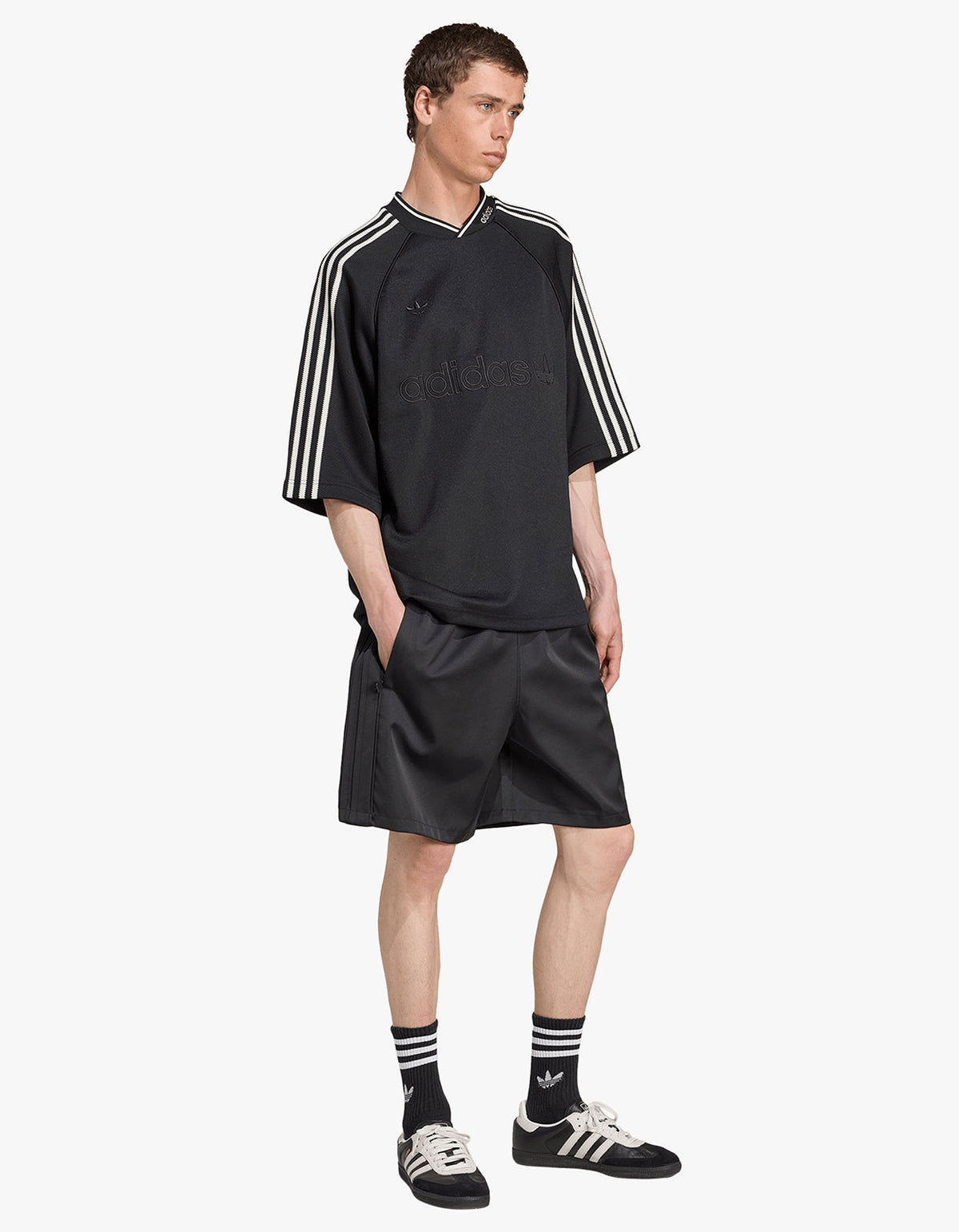 Premium Satin Shorts - Black