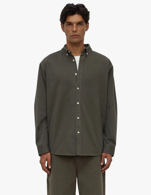 Maclean Long Sleeve Shirt - Moss