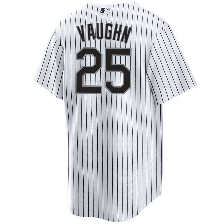 NIKE Men's Andrew Vaughn Chicago White Sox White Home Replica Jersey