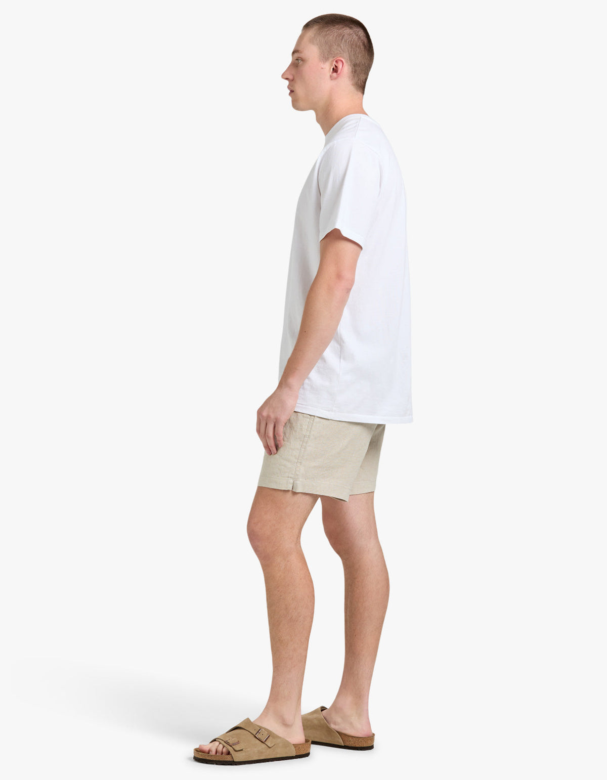 Riviera Linen Short - Oatmeal
