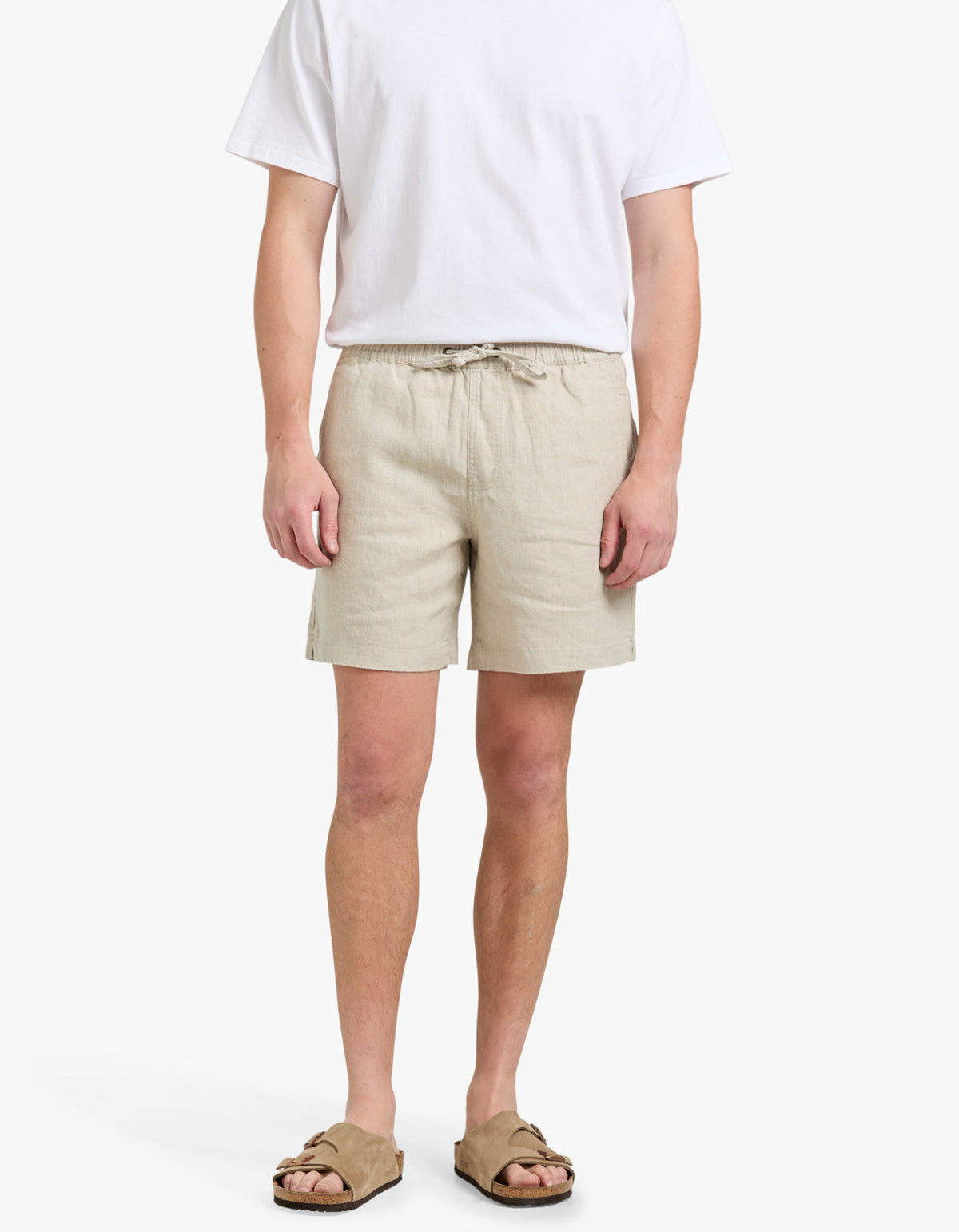 Riviera Linen Short - Oatmeal
