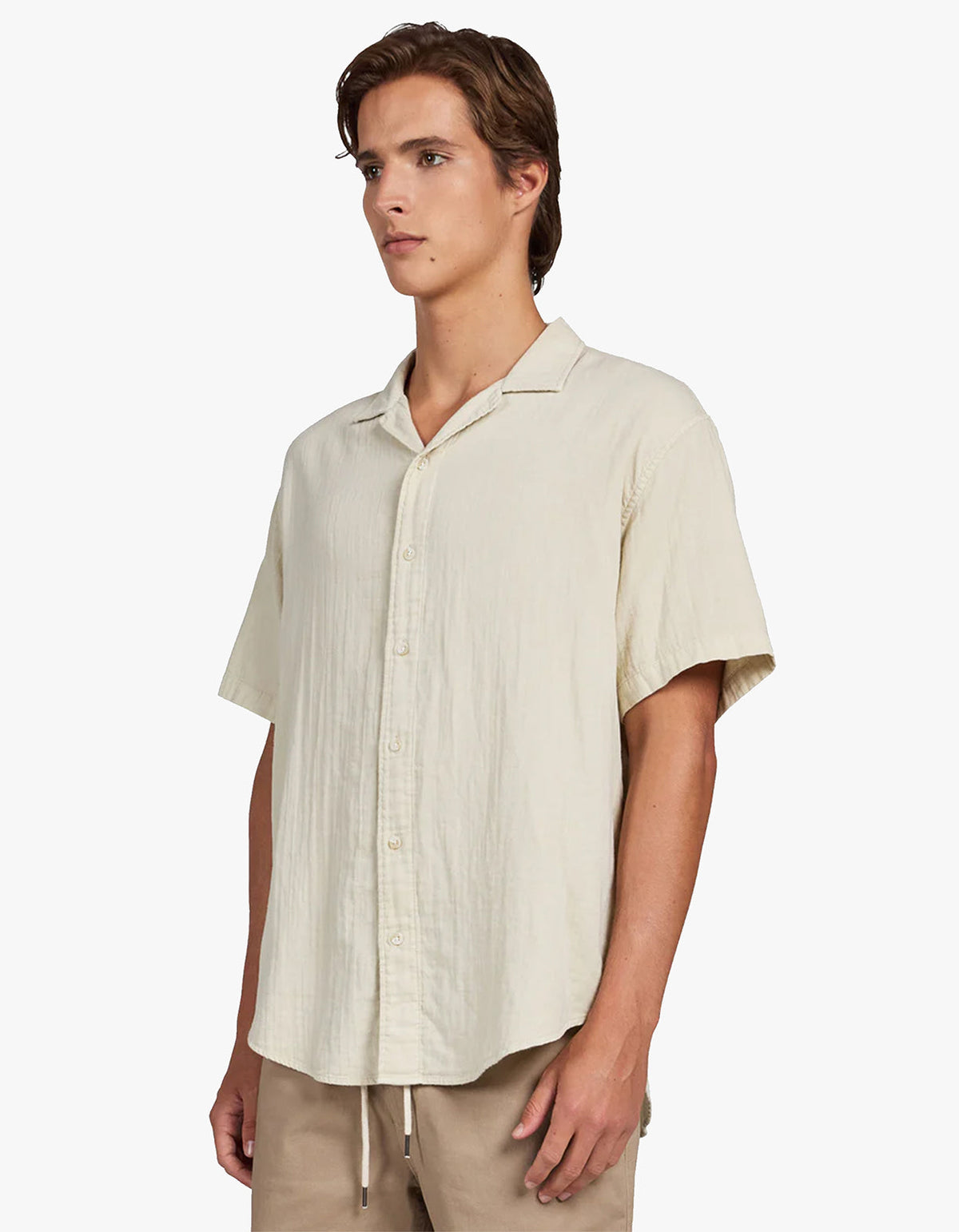 Victor Short Sleeve Shirt - Pebble