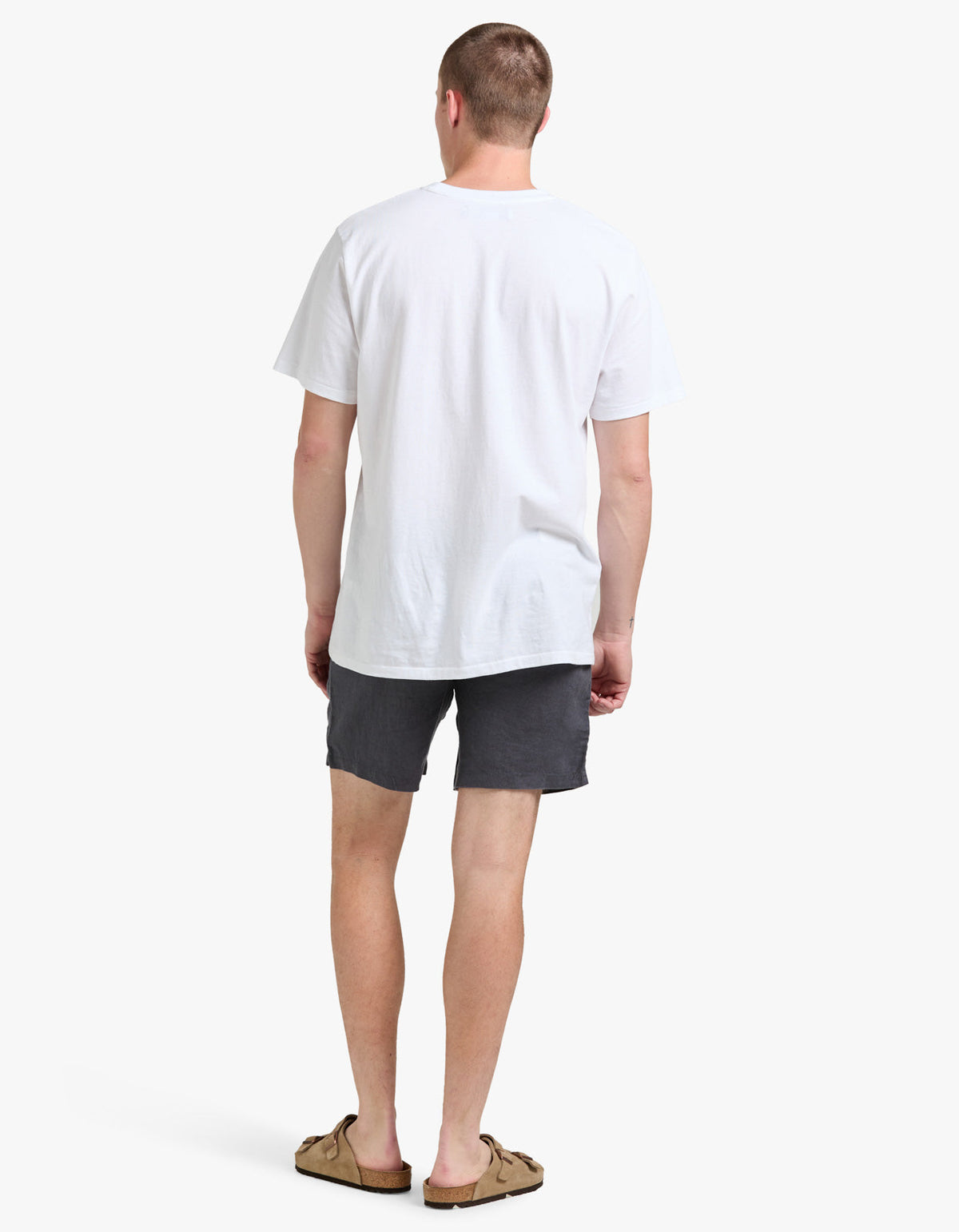 Riviera Linen Short - Charcoal