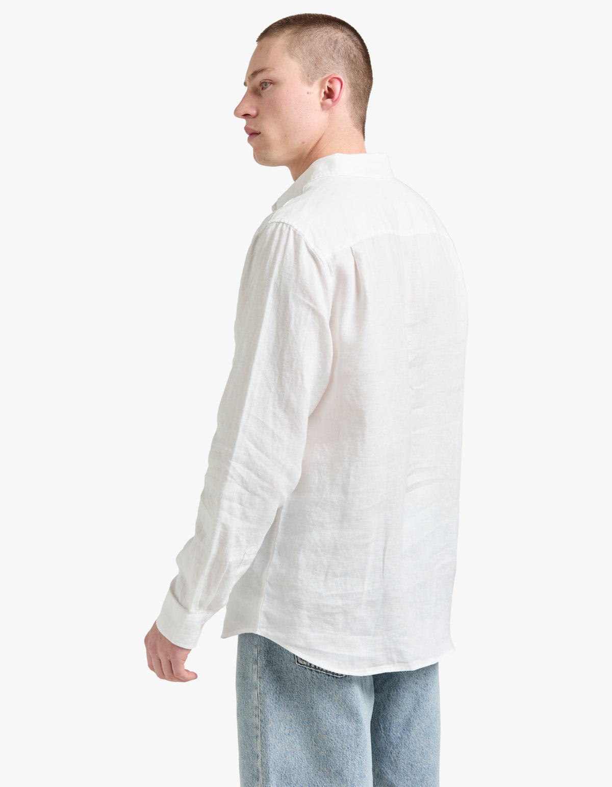 Hampton Linen Shirt - White
