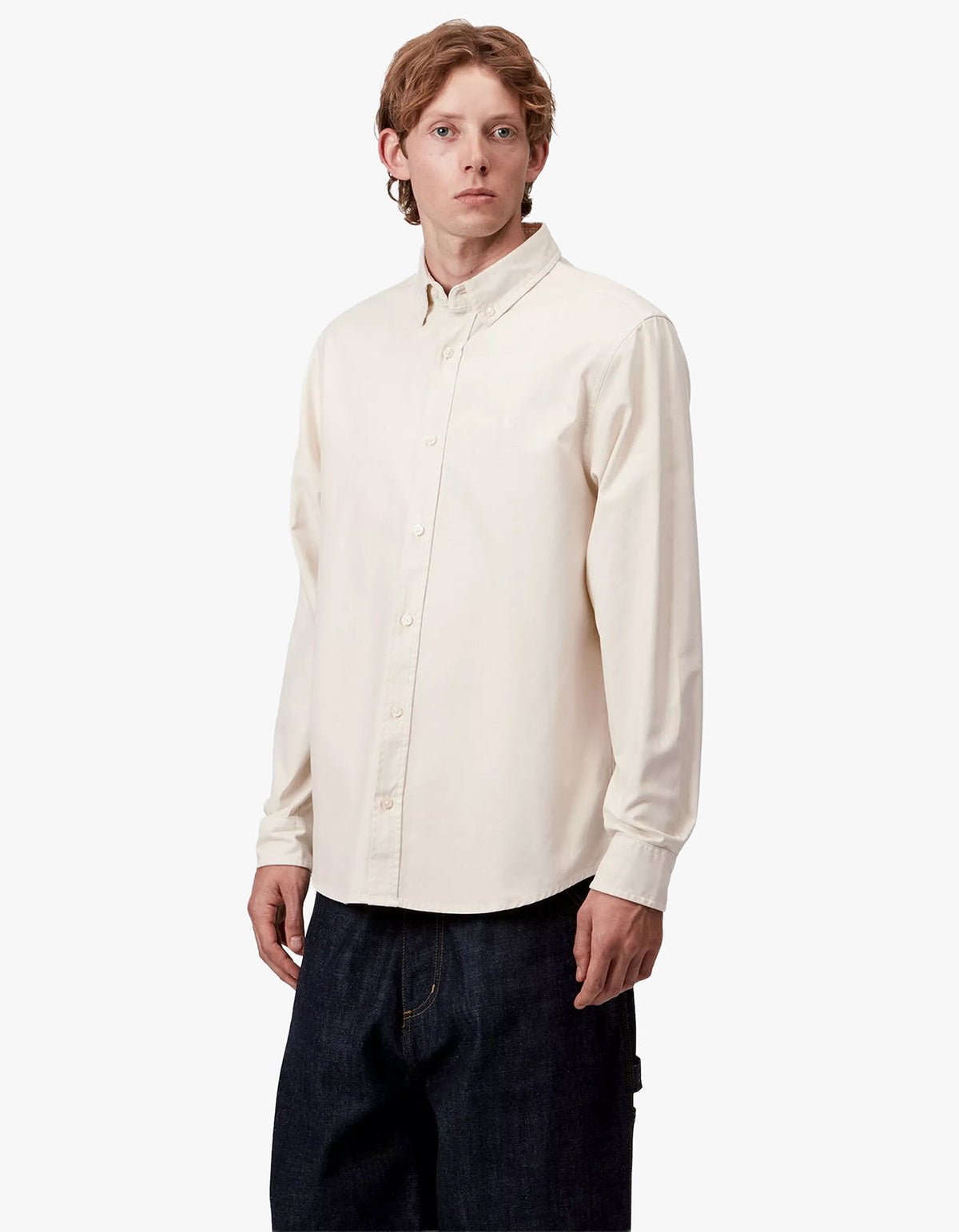 L/S Bolton Shirt - Salt