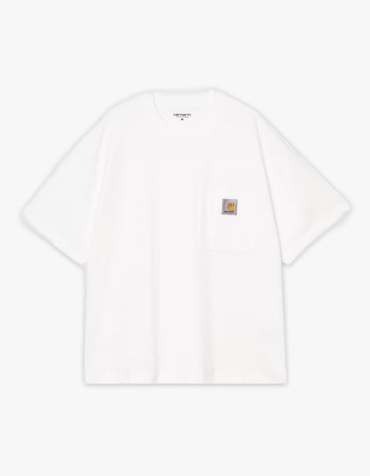 S/S Work Pocket T Shirt - White