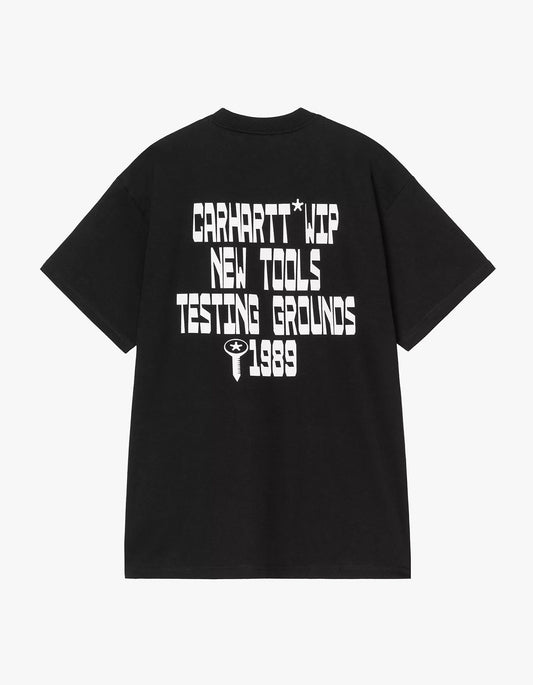 S/S Blocks T Shirt - Black