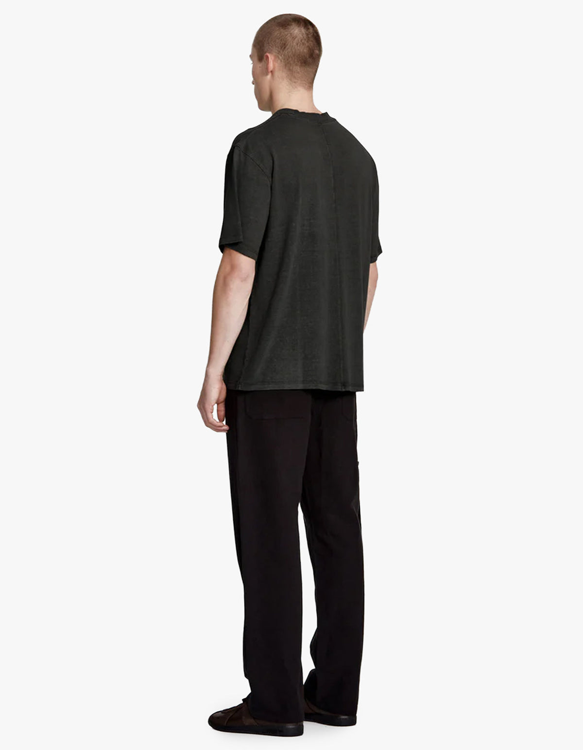 Mens Hemp Jersey Studio Tee - Vintage Black