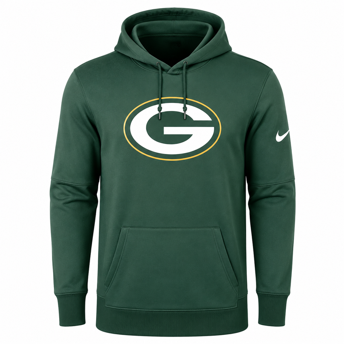 Men's Green Bay Packers Nike Prime Logo Green Performance Pullover Hoodie