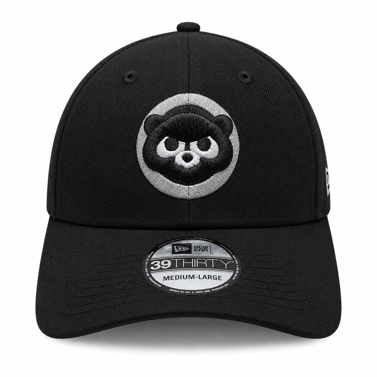 Chicago Cubs New Era Cooperstown Collection Black/Graphite 39THIRTY Flex Hat