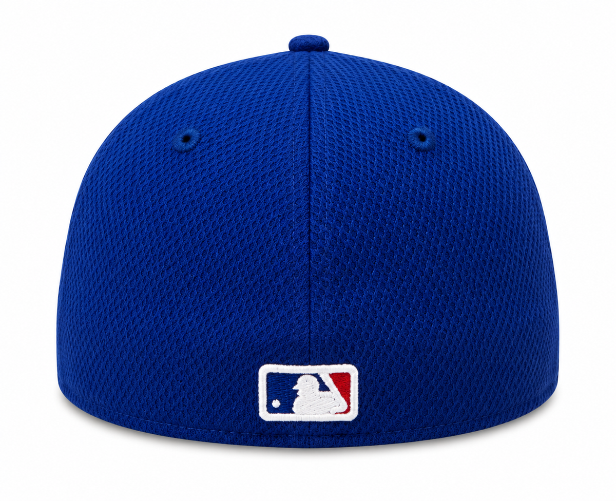 Chicago Cubs Beveled Team Low Profile Blue 59FIFTY Fitted Cap By New Era