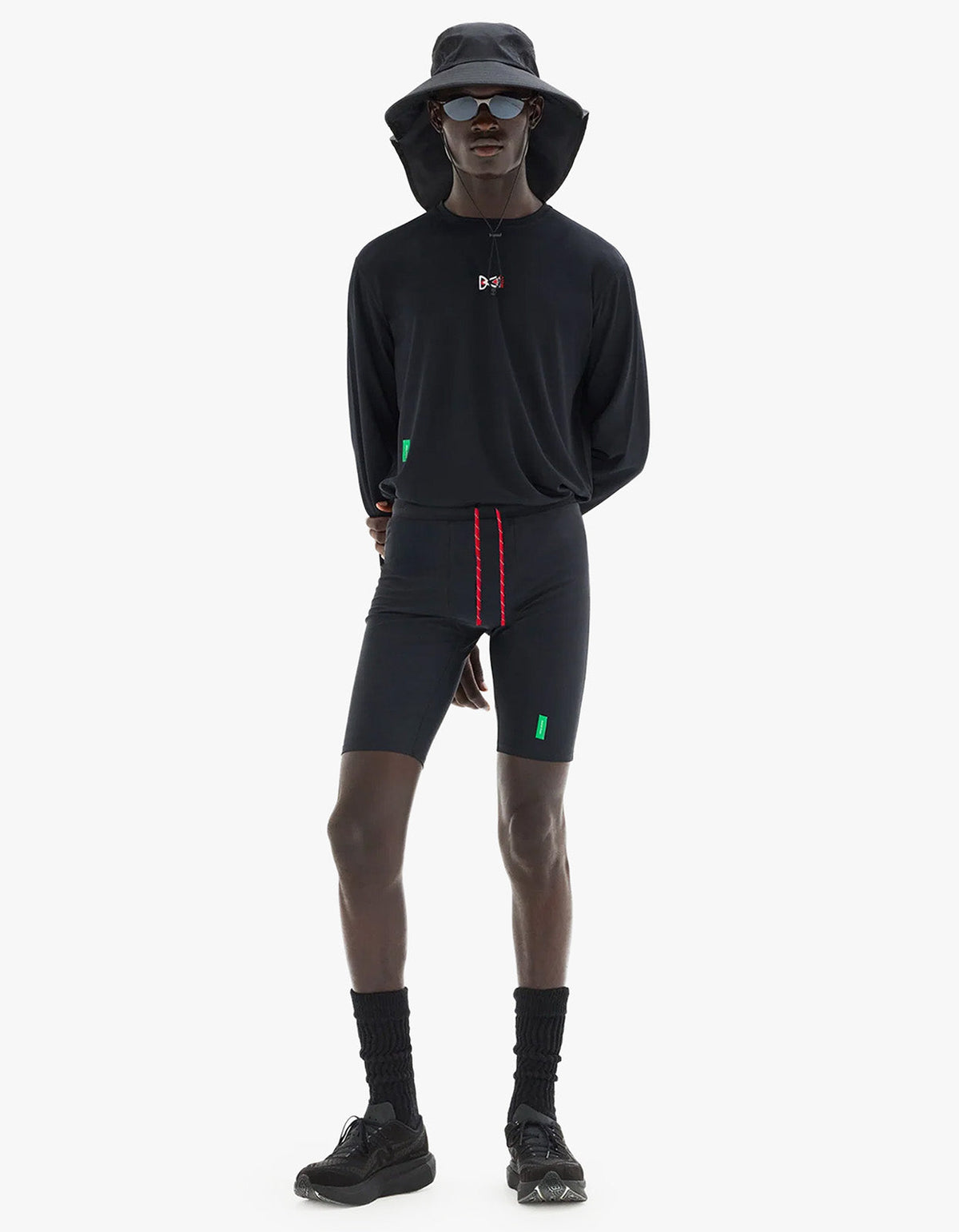 9" Recycled Tights - Black