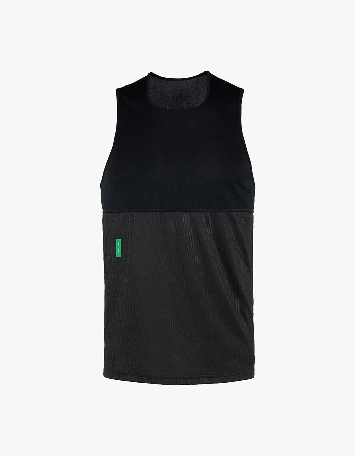 Panelled Training Singlet - Black