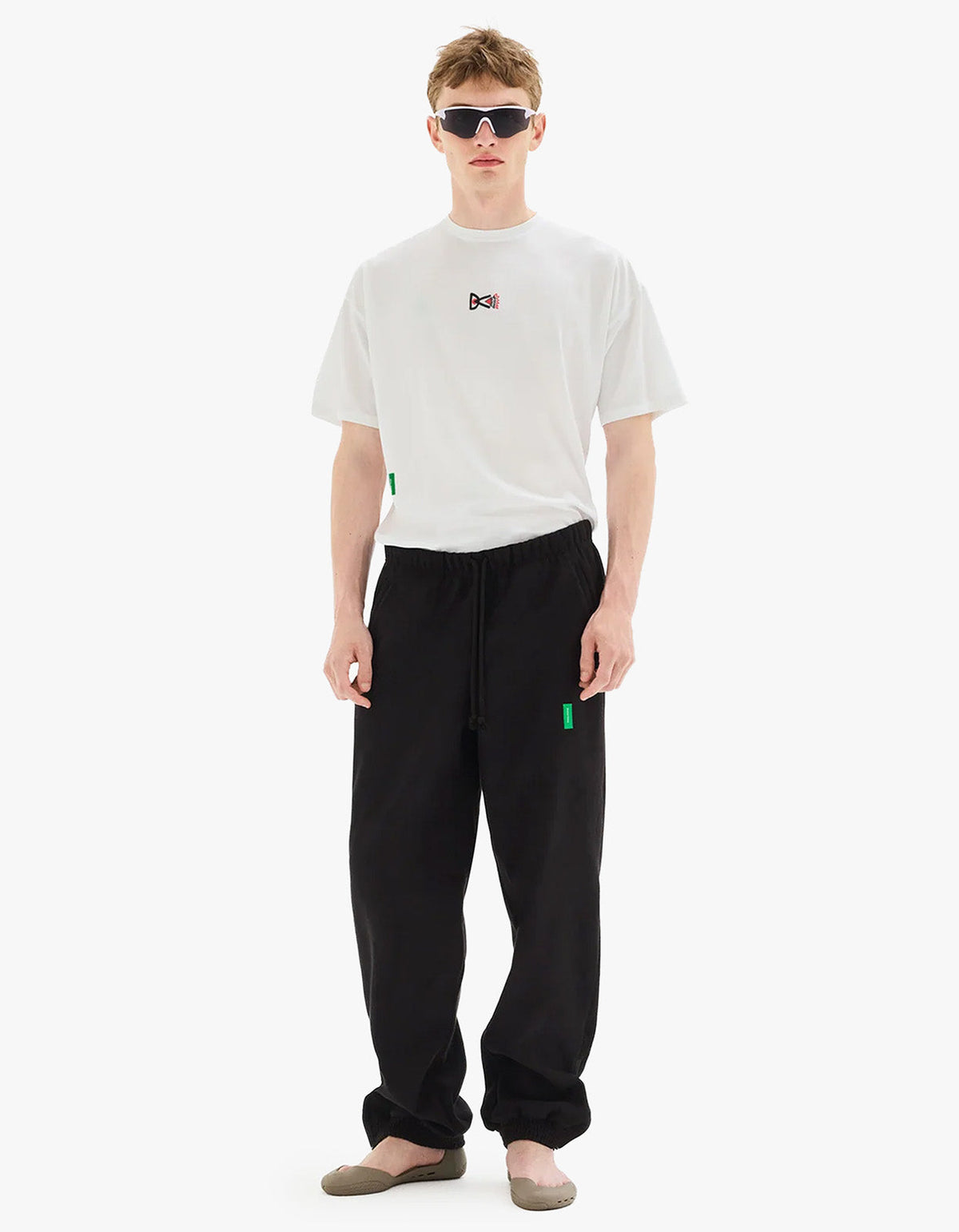 Short Sleeve Boxy Training Tee - White