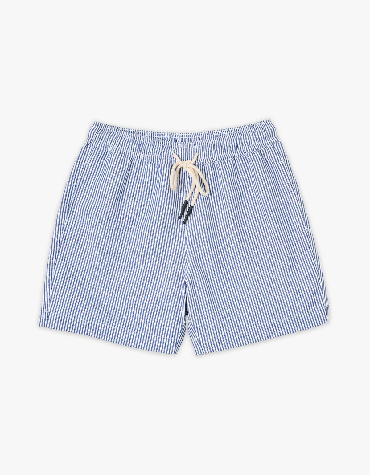 Earl Stripe Walkshort - Blue & White