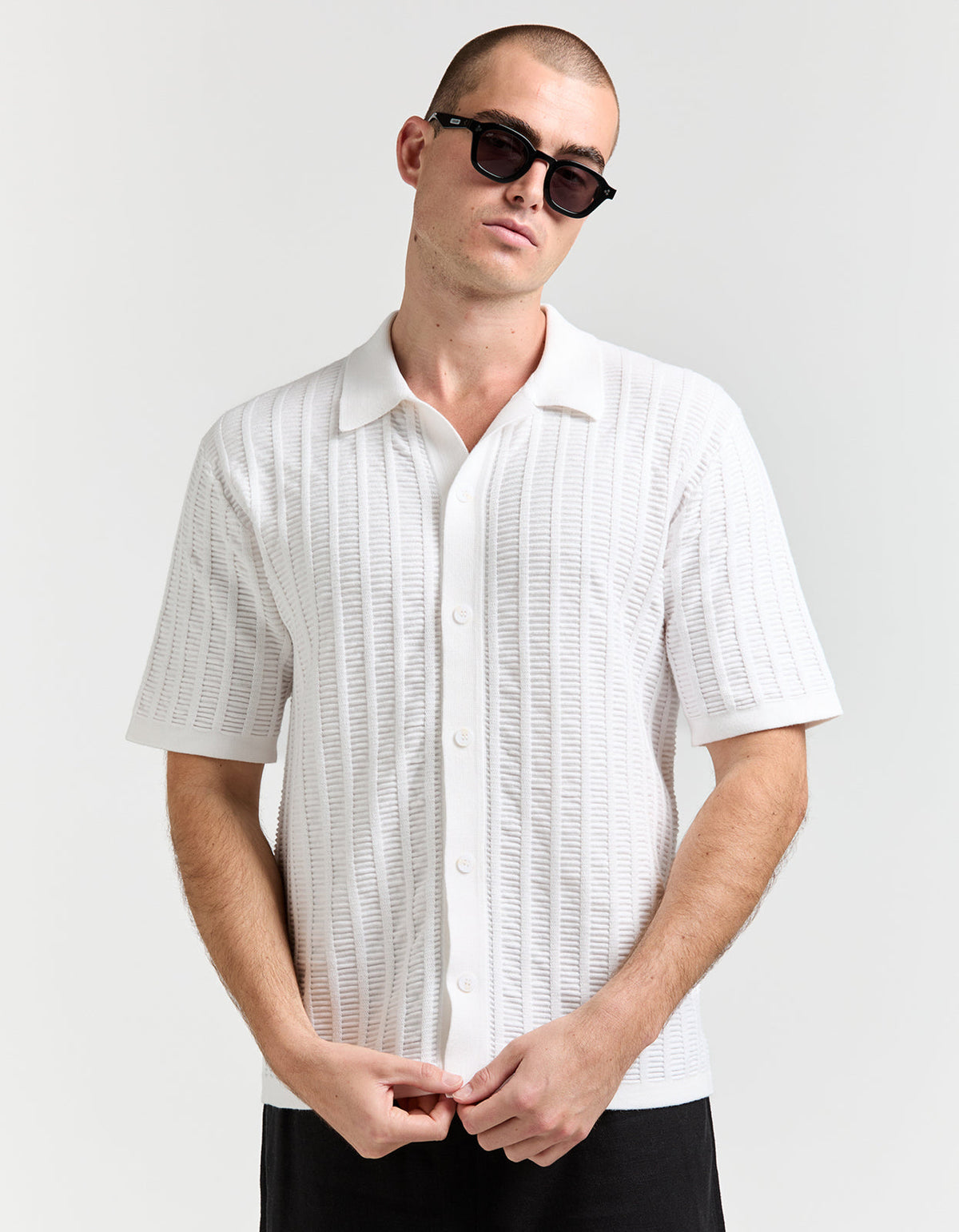 Aloha Knit Shirt - Off White