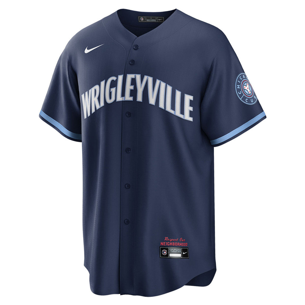 Men's Dansby Swanson Chicago Cubs  Nike Navy City Connect Premium Replica Player Jersey