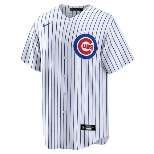 NIKE Youth Dansby Swanson Chicago Cubs White Home Premium Stitch Replica Jersey