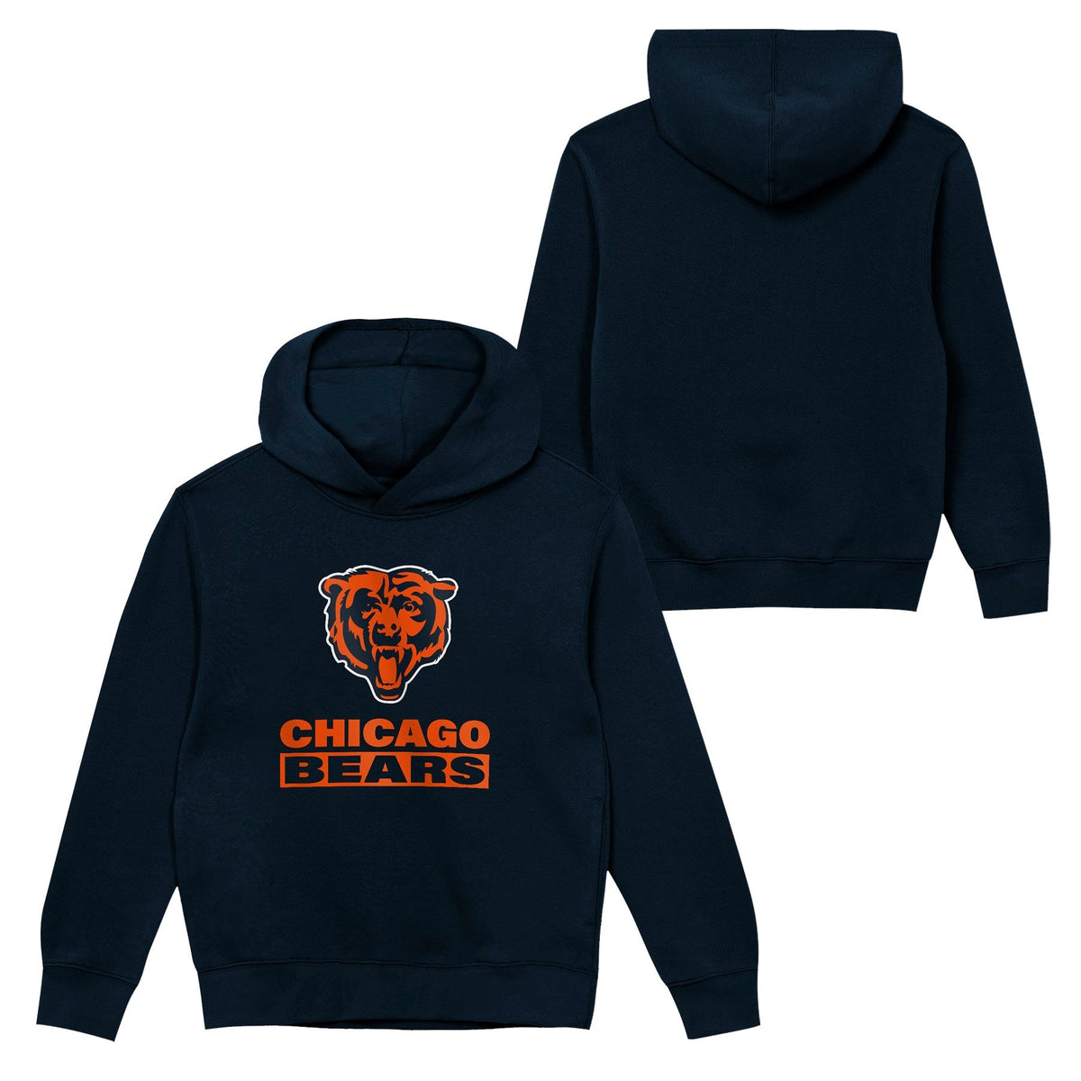 Chicago Bears Youth Crew Neck Sweatshirt Navy