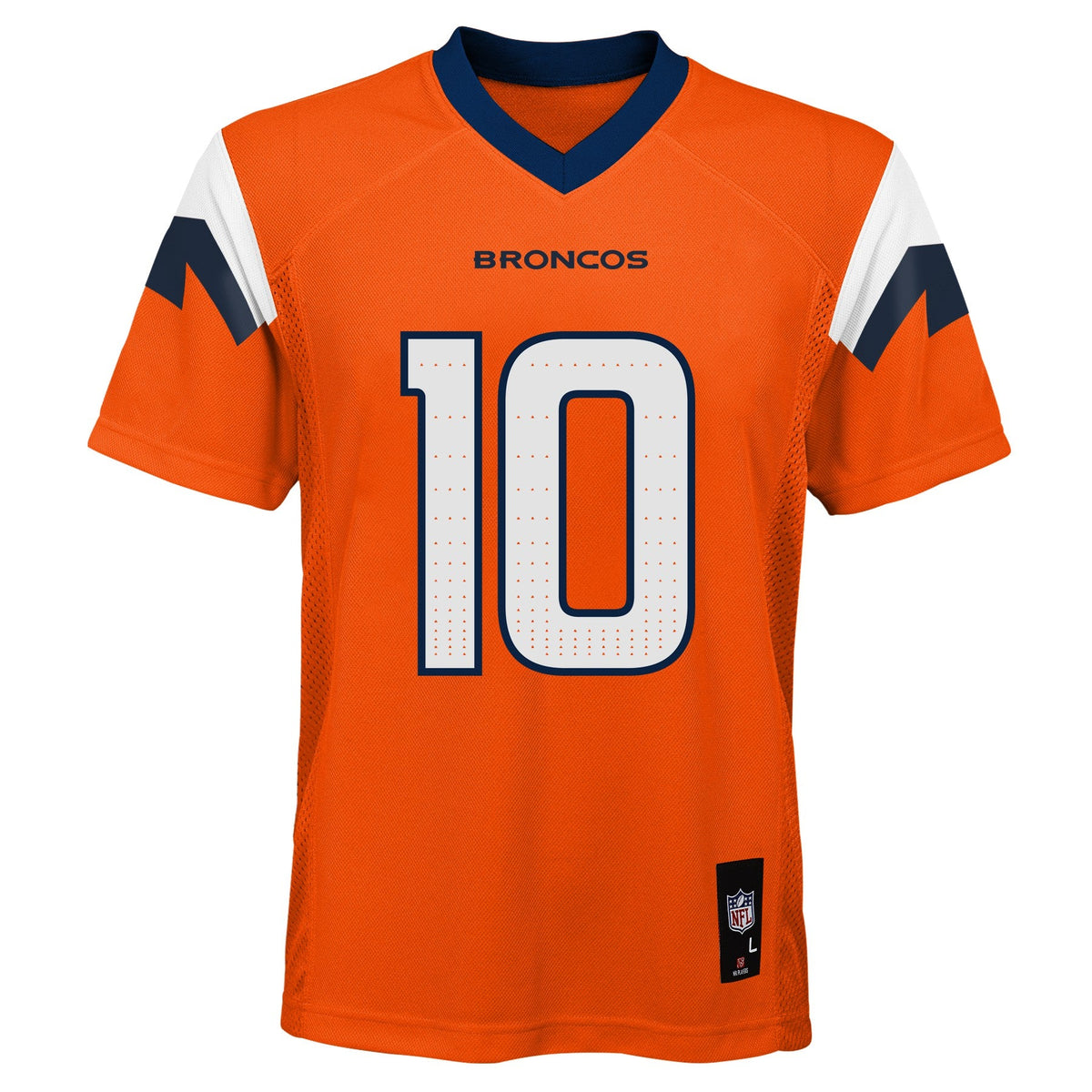 Youth Bo Nix Denver Broncos Orange Replica Mid Tier Player Jersey