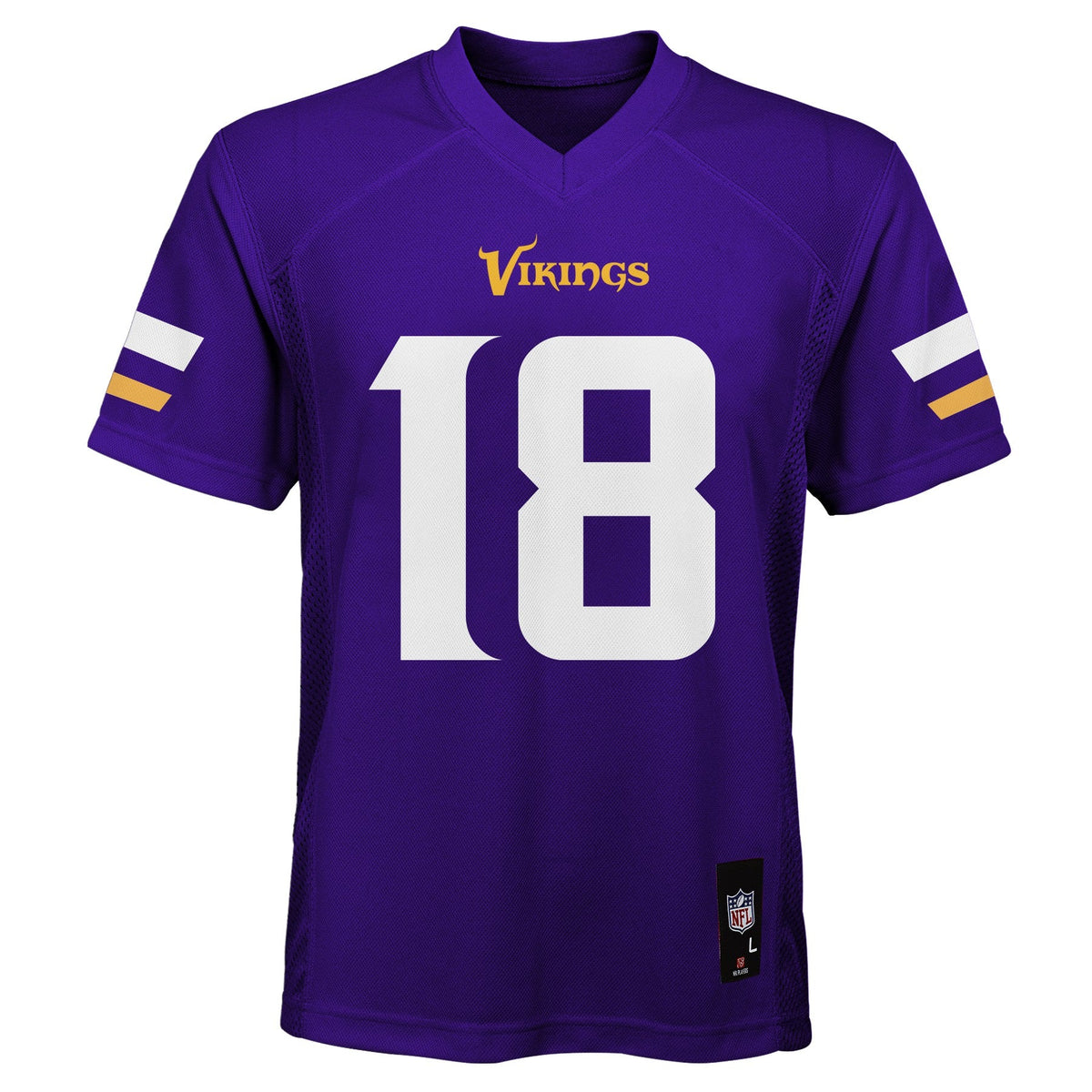 Youth Justin Jefferson Minnesota Vikings Purple Replica Mid Tier Player Jersey