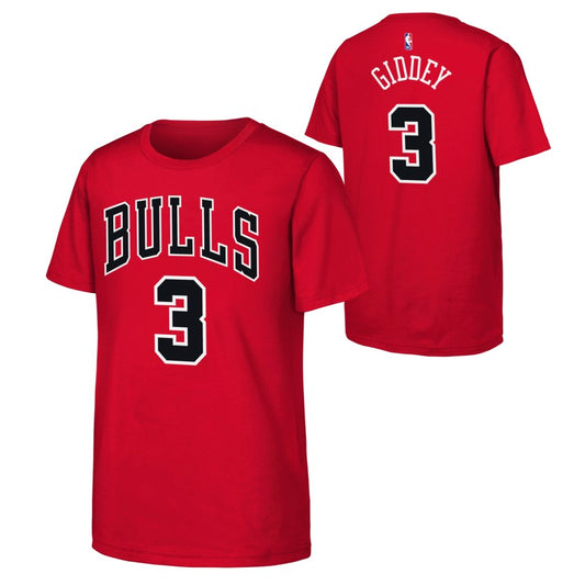 Youth Josh Giddey Chicago Bulls Name And Number Tee