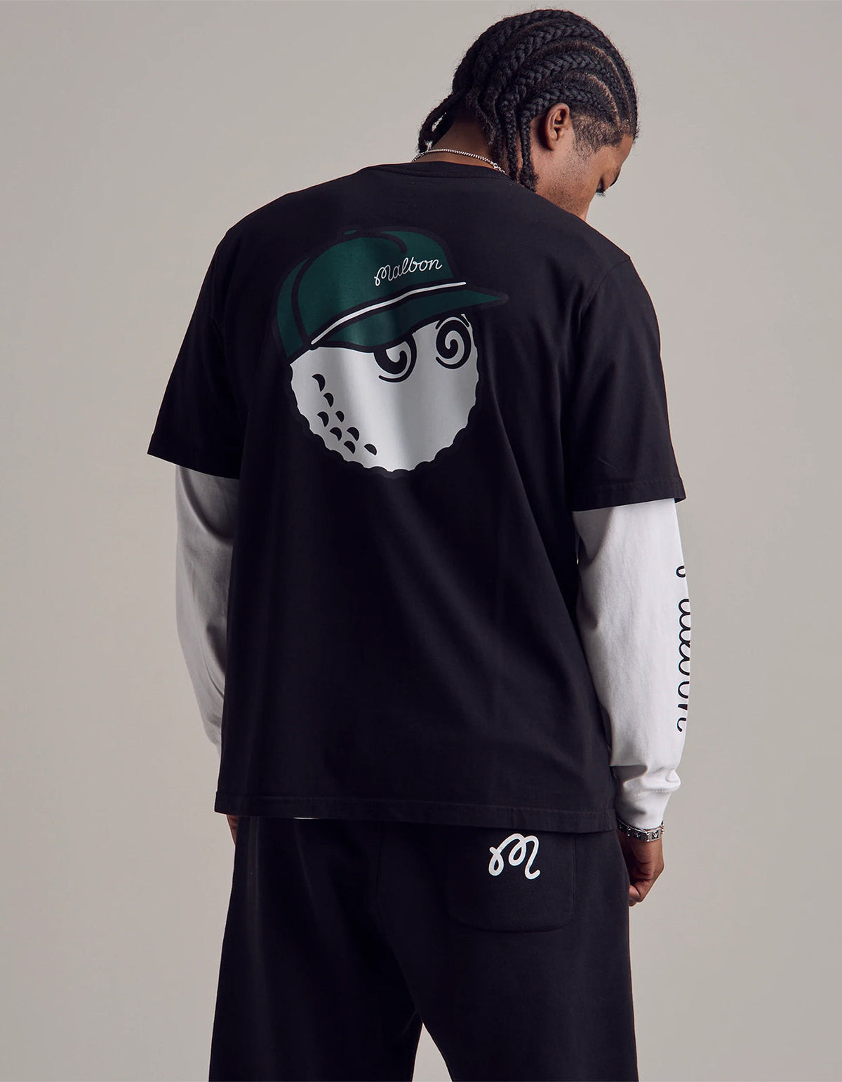 Bermuda Baldwin Tee - Black