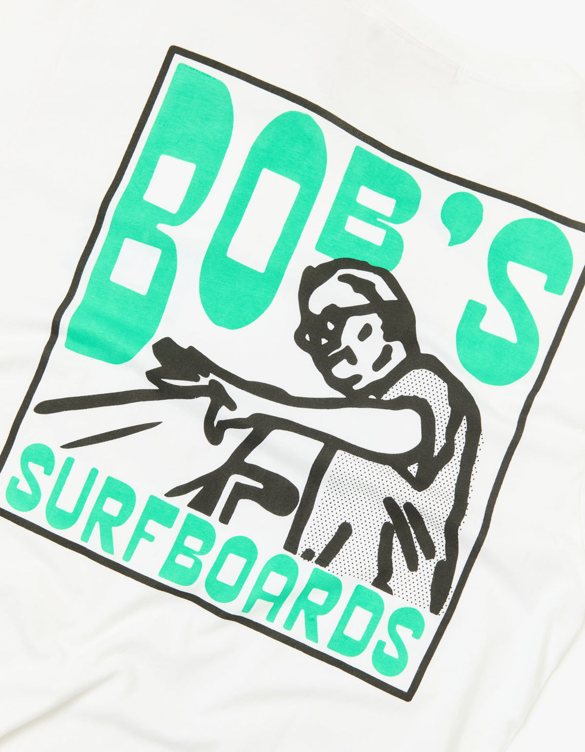 Pinched Rails Tee - White