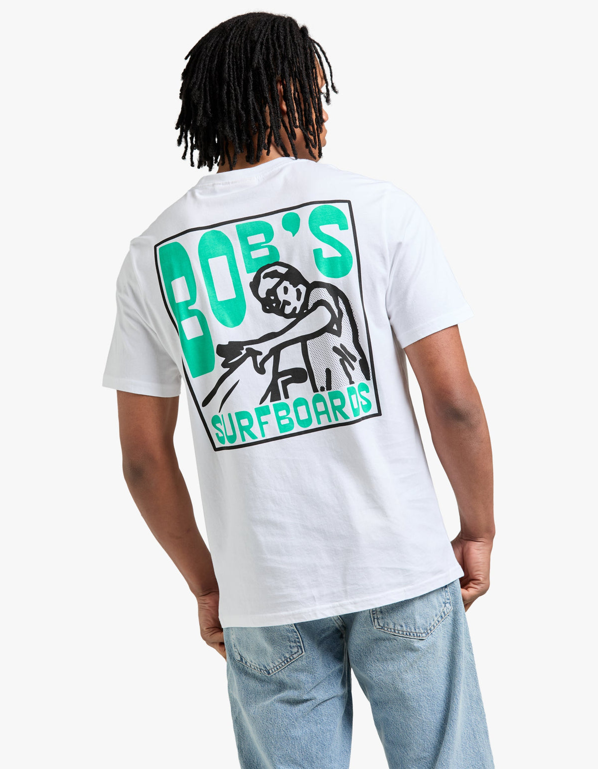 Pinched Rails Tee - White