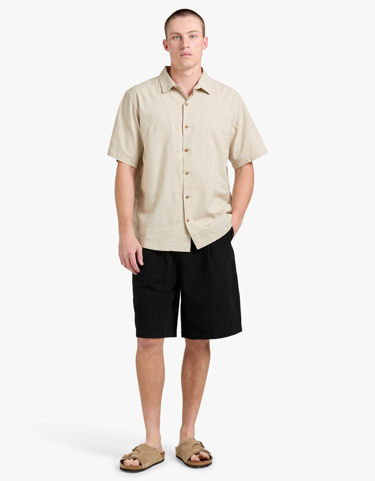 Hemp Shirt - Light Tan