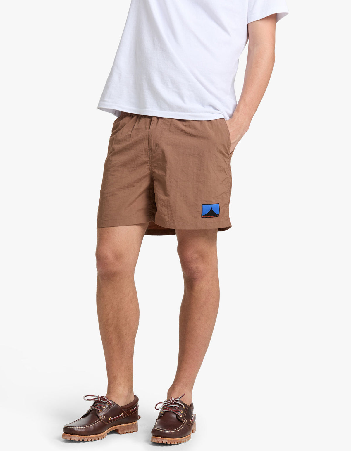 Land Swim Short - Brown