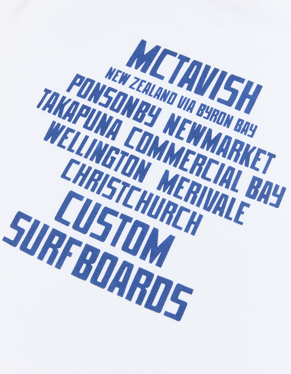McTavish X Superette Shops Tee - White