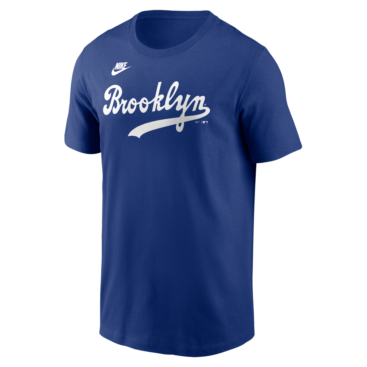 Men's Brooklyn Dodgers Jackie Robinson Nike Royal Cooperstown Collection Name & Number T-Shirt