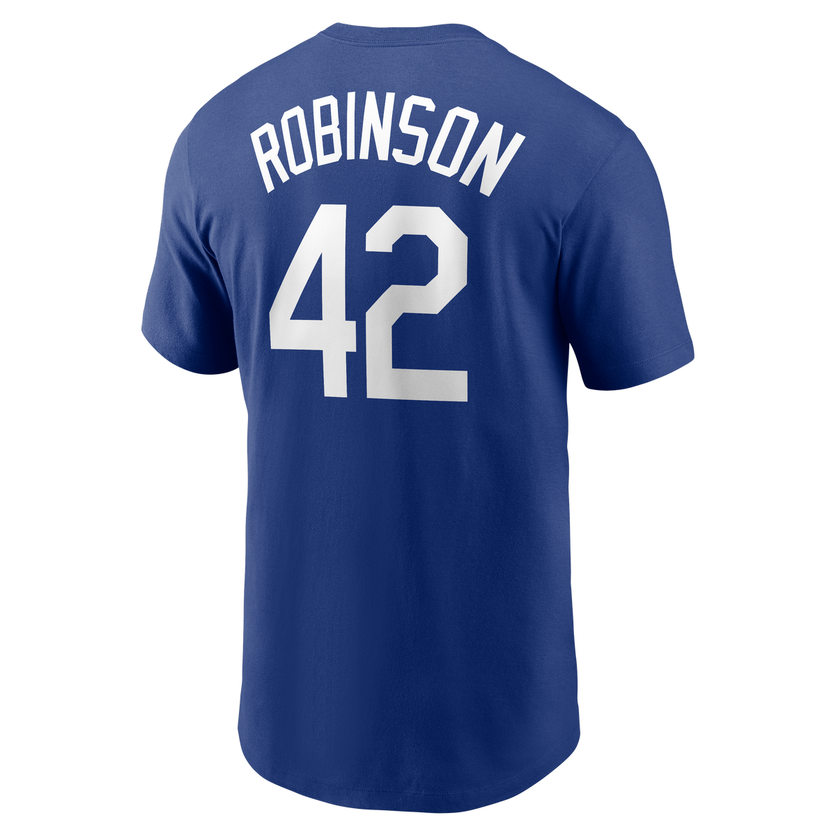 Men's Brooklyn Dodgers Jackie Robinson Nike Royal Cooperstown Collection Name & Number T-Shirt