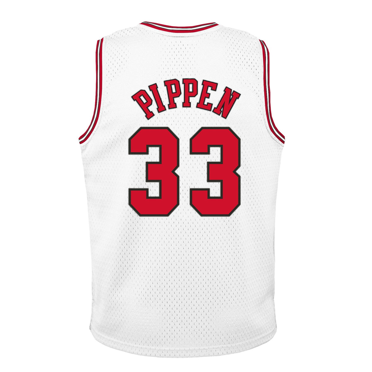 Youth Chicago Bulls Scottie Pippen Mitchell & Ness White Hardwood Classics Swingman Jersey