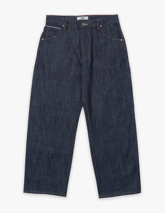 Austin Baggy Selvedge Jean - Raw Selvedge