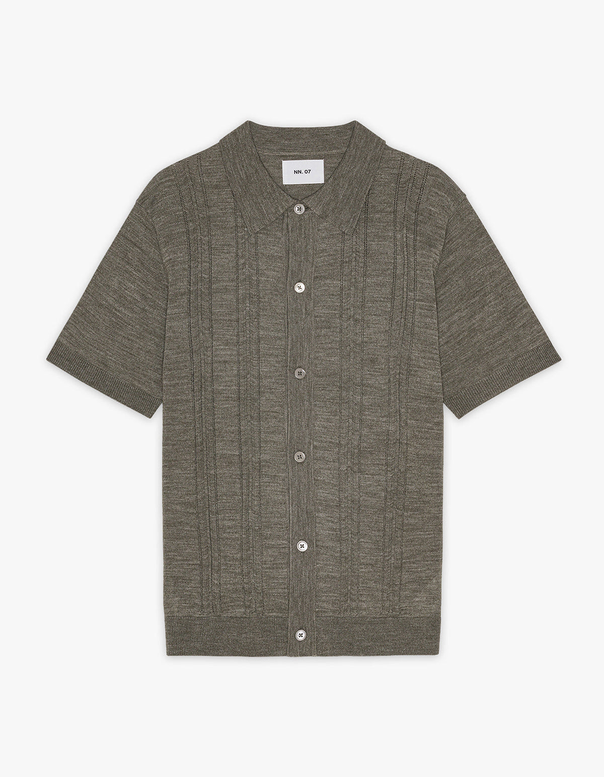 Thor S/S Cardigan Shirt 6584 - Capers 343