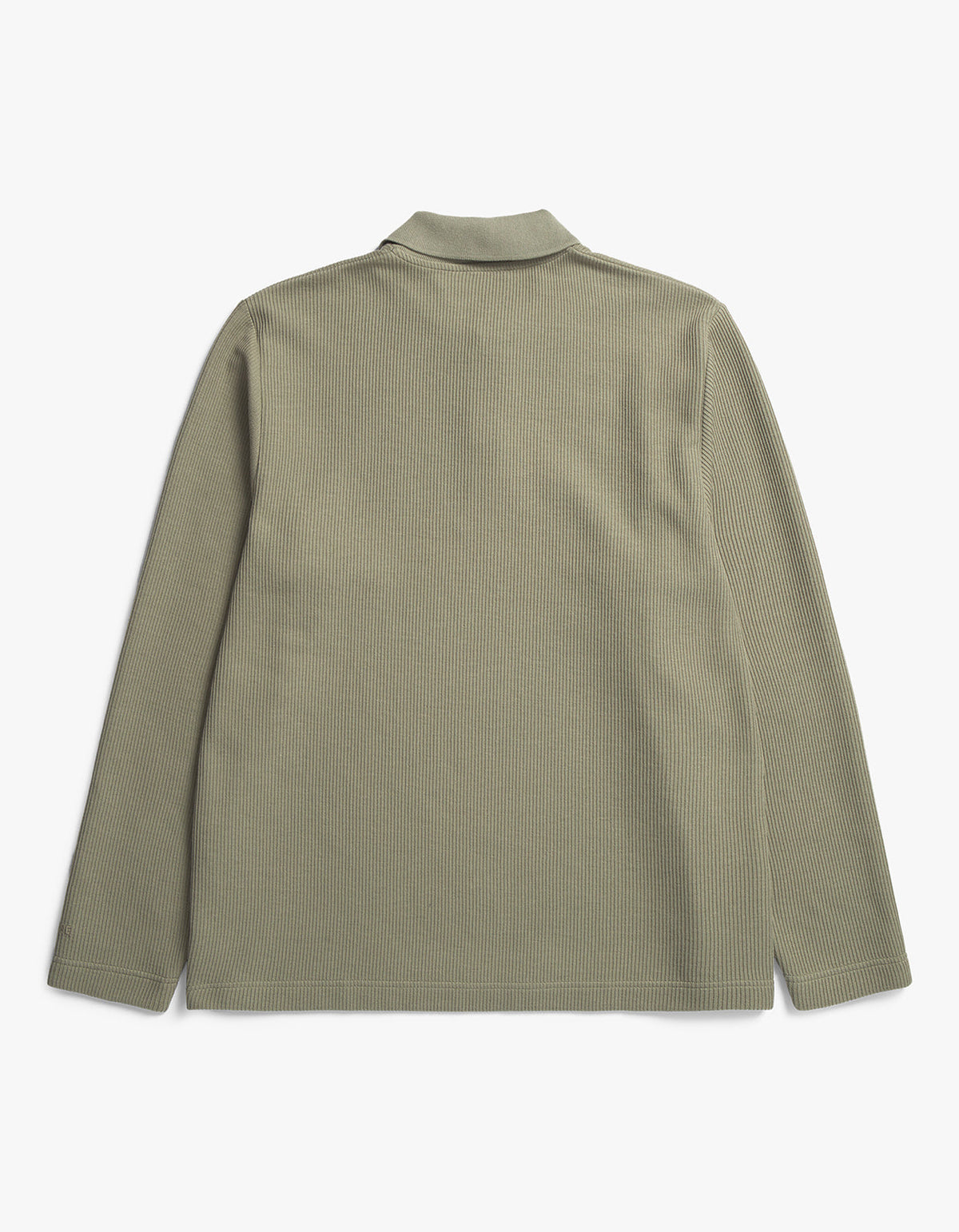 Ruben Double Face L/S Polo Shirt - Clay