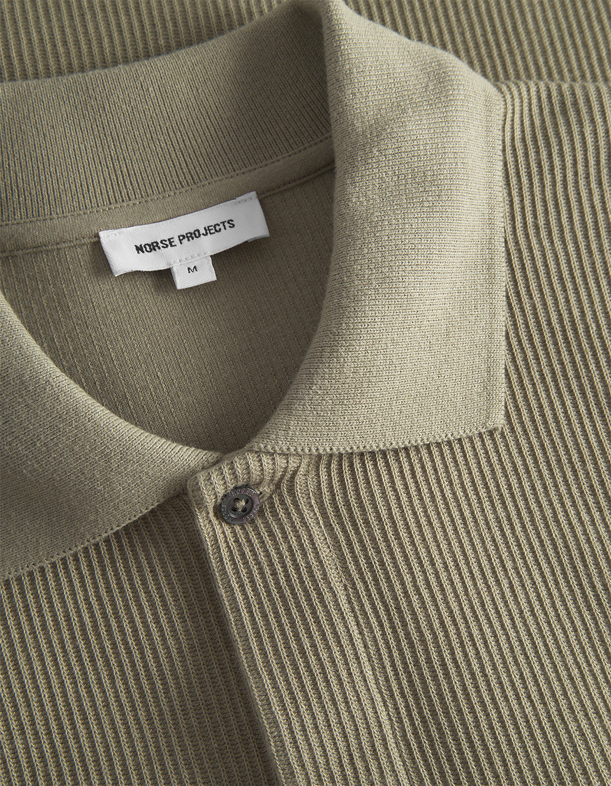 Ruben Double Face L/S Polo Shirt - Clay