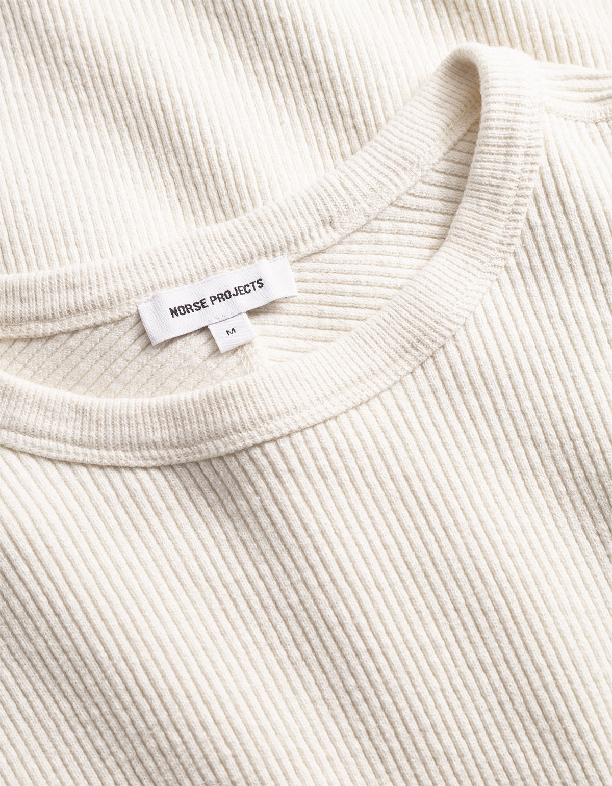 Eske Military Rib L/S T Shirt - Ecru