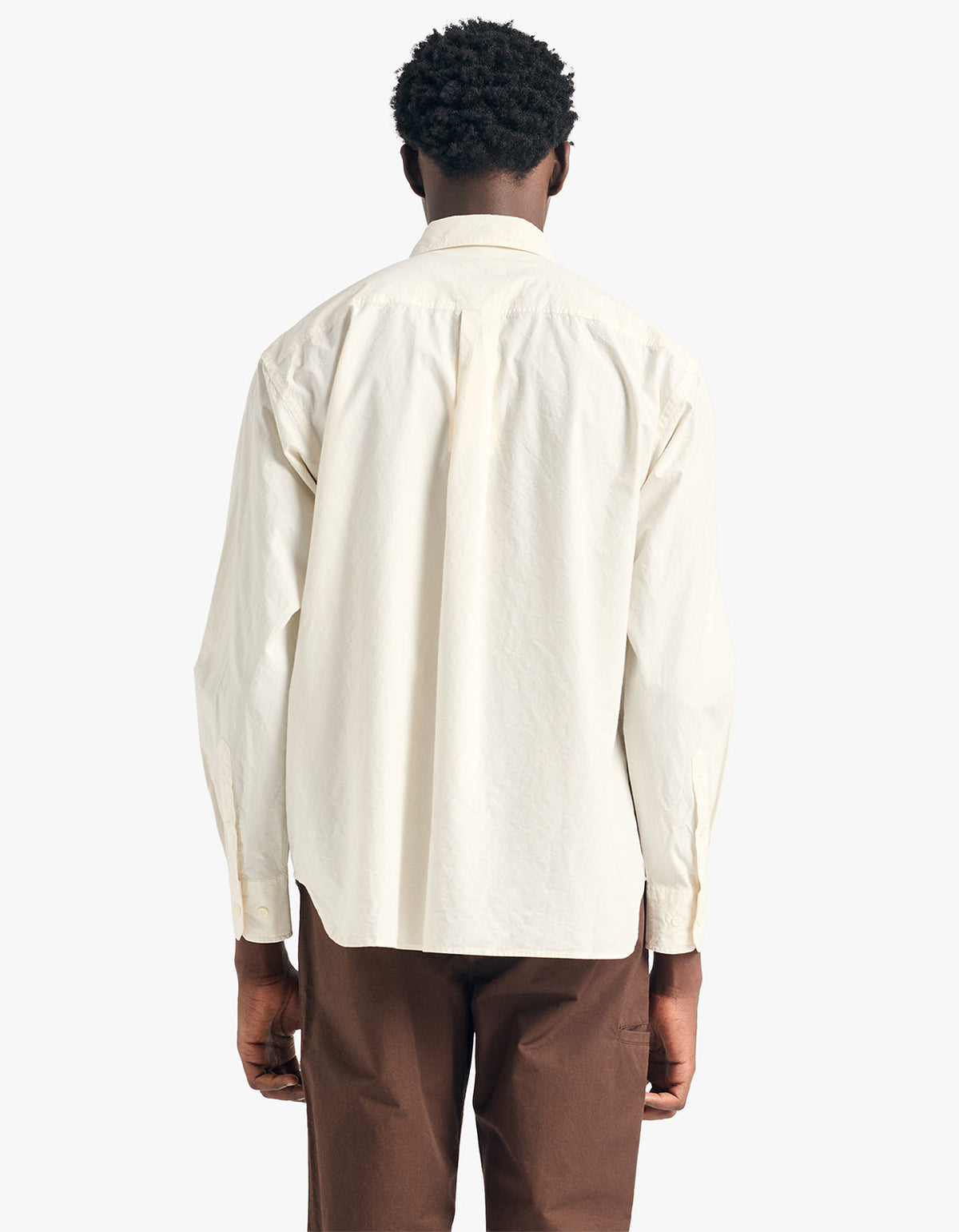 Ole Fatigue Cotton Tencel Shirt - Oatmeal