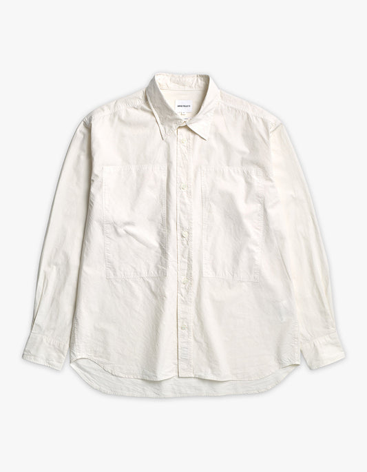 Ole Fatigue Cotton Tencel Shirt - Oatmeal